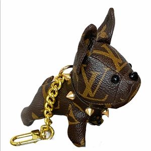 Frenchie French Bulldog Keychain Bag Charm